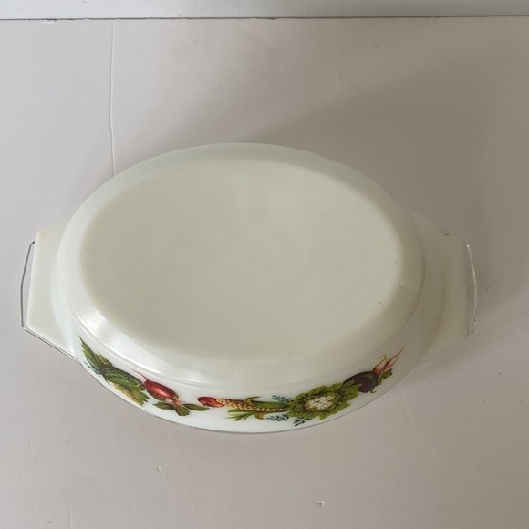 Vintage Retro Tuscany Market Garden JAJ Pyrex Casserole Dish Tureen & Lid - Picture 8 of 11